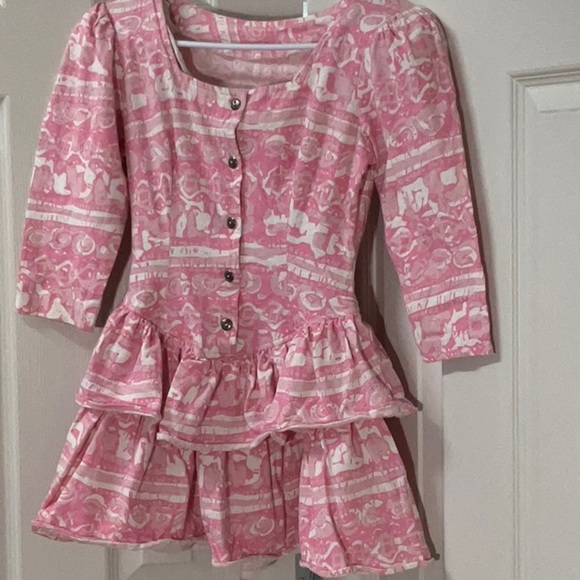 Vintage Tops - Pink 80’s Peplum top so cute vintage pastel